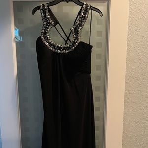 Long black formal dress